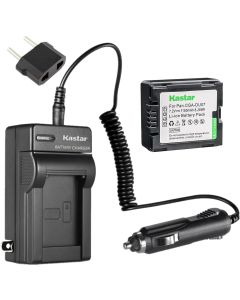 Kastar Camera Battery + Charger Replacement for Panasonic CGR-DU06 DU07 DZ-BX35A DZ-BX37A NV-GS188 NV-GS200 NV-GS230 NV-GS250 NV-GS258 NV-GS280 NV-GS300 NV-GS308 NV-GS320 NV-GS328 NV-GS330 NV-GS400