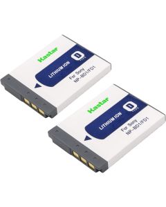Kastar Battery (2-Pack) for Sony NP-BD1, NP-FD1, BC-CSD, TRN, TRN-U work with Sony Cyber-shot DSC-G3, DSC-T2, DSC-T70, DSC-T75, DSC-T77, DSC-T90, DSC-T200, DSC-T300, DSC-T500, DSC-T700, DSC-T900, DSC-TX1 Cameras