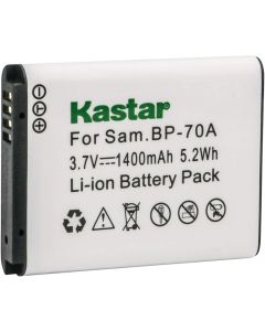 Kastar Battery BP-70A for Samsung ES65 ES70 PL80 PL100 SL50 SL600 SL630 ST60 ST70 ST80 ST90 ST96 ST6500 TL105 TL110 TL125 TL205 WB30F WB50F WB52F WP10 Cameras