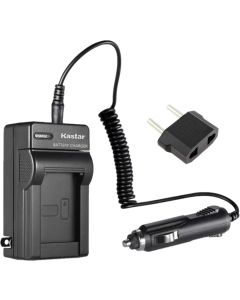 Kastar Battery Charger With US Flip, EU Plug and Car Adapter for JVC BN-VG107 BN-VG107U BN-VG107US BN-VG108 BN-VG114 BN-VG114U BN-VG114US BN-VG114USM BN-VG121 BN-VG121EU BN-VG121U BN-VG138 BN-VG138US