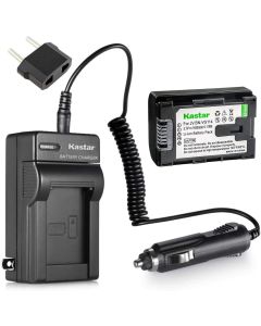 Kastar Battery + Charger Replacement for JVC Everio GZ-E10AU, GZ-E10BU, GZ-E10RU, GZ-E10VU Full HD Camcorder