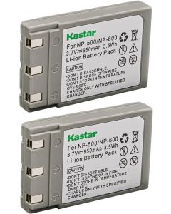 Kastar Battery 2-Pack Replacement for Konica DR-LB4, Minolta NP-500 NP-600 Battery, Konica Revio KD-310 KD-310Z KD-400Z KD-410Z KD-500Z KD-510Z, Minolta DiMage G400, DiMage G500, DiMage G600 Camera