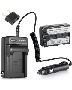 Kastar NP-FM50 Battery (1-Pack) and Charger for Sony NPFM50 NP-FM55H CCD-TR Series CCD-TRV Series DCR-DVD Series DCR-HC Series DCR-PC Series DCR-TRV Series DSR-PDX10 HDR-SR1 HDR-UX1 HVR-A1U Cameras