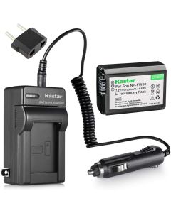 Kastar Battery(1-Pack) and Charger for Sony NP-FW50, BC-VW1, BC-TRW and Alpha 7, a7, a7R, a3000, a5000, a6000, NEX-3, NEX-5, NEX-6, NEX-7, NEX-C3, NEX-F3, SLT-A33, SLT-A35, SLT-A37, SLT-A55V, DSC-RX10