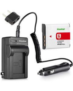 Kastar Battery (1-Pack) and Charger Kit Replacement for Sony NP-BG1, NP-FG1, BC-CSG, DSC-H50, DSC-H10, DSC-W120, DSC-W170, DSC-W300, DSC-W80, DSC-W85, DSC-W90, DSC-WX1, DSC-WX10 Digital Camera