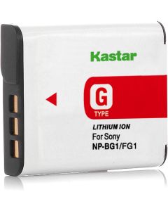 Kastar NP-BG1 Battery Replacement for Sony CyberShot DCS-W220 DSC-W220/B DSC-W220/P DSC-W220/L DSC-W230 DSC-W270 DSC-W275 DSC-W290 DSC-W300 DSC-W30 DSC-W35 DSC-W40 DSC-W50 DSC-W55 DSC-W70 DSC-W80