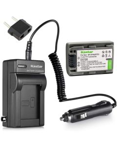 Kastar Battery (1-Pack) + Charger Kit Replacement for Sony NP-FP51, NP-FP50, NP-FP30, NP-FP70, NP-FP60, NP-FP71, TRV, TRV-U & Sony DCR-HC30 40 43E 65 85 94E 96 DCR-SR30 40E 50E 60E 70E 80E 100 Camera