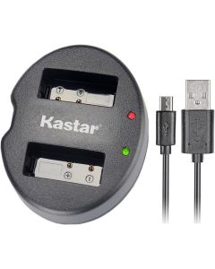 Kastar Dual USB Charger for LP-E10, LC-E10 and EOS 1100D, EOS 1200D, EOS Rebel T3, EOS Rebel T5, EOS Kiss X50, EOS Kiss X70 DSLR Camera & Canon LPE10 Grip