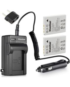 Kastar Battery X2 & AC Travel Charger for Nik EN-EL8 Coolpix P1 P2 Coolpix S1 S2 S3 S5 S6 Coolpix S7 S7c Coolpix S8 Coolpix S9 Coolpix S50 Coolpix S51 S51c Coolpix S52 S52c Cool-Station MV-11 MV-121