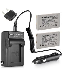 Kastar NP-200 Battery (2-Pack) and Charger Kit for Konica Minolta Dimage X Dimage Xg Dimage X6 Dimage Xi Dimage Xt Dimage Xt Biz Cameras