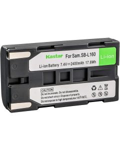 Kastar SB-L160 Battery for Samsung SC-L520, SC-L530, SC-L550, SC-L600, SC-L610, SC-L630, SC-L650, SC-L700, SC-L710, SC-L750, SC-L770, SC-L810, SC-L860, SC-L870, SC-L901, SC-L903, SC-L906, Camcorders
