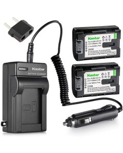Kastar BN-VG114 Battery (2-Pack) and Charger Kit for JVC BN-VG107 BN-VG107U BN-VG108U BN-VG108E BN-VG114 BN-VG114U BN-VG114US Rechargeable Lithium-ion Battery