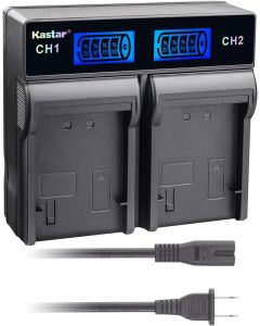 Kastar LCD Rapid Charger Replacement for Canon BP-A30 BP-A60 BP-A65 BP-A90 US 0870C002 Battery, Canon CG-A10 CG-A20 Charger and Canon EOS C200 C200B C220B C300 Mark II C500 PL C500 Mark II C700 XF705