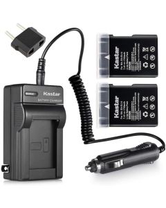 Kastar Battery (2-Pack) and Charger Kit for Nikon EN-EL14, EN-EL14a, MH-24 and Coolpix P7000, P7100, P7700, P7800, D3100, D3200, D3300, D5100, D5200, D5300, D5500 DSLR, Df DSLR Cameras