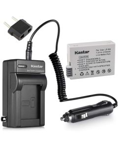 Kastar LPE8 Battery (1-Pack) and Charger Kit for Canon LP-E8, LC-E8E, Canon EOS 550D, EOS 600D, EOS 700D, EOS Rebel T2i, EOS Rebel T3i, EOS Rebel T4i, EOS Rebel T5i Cameras and BG-E11 Grip