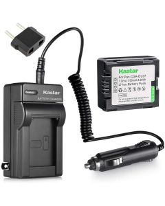 Kastar 1 Pack Battery and Charger for Panasonic CGA-DU06 CGA-DU07 CGA-DU12 CGA-DU14 CGA-DU21 Batteries